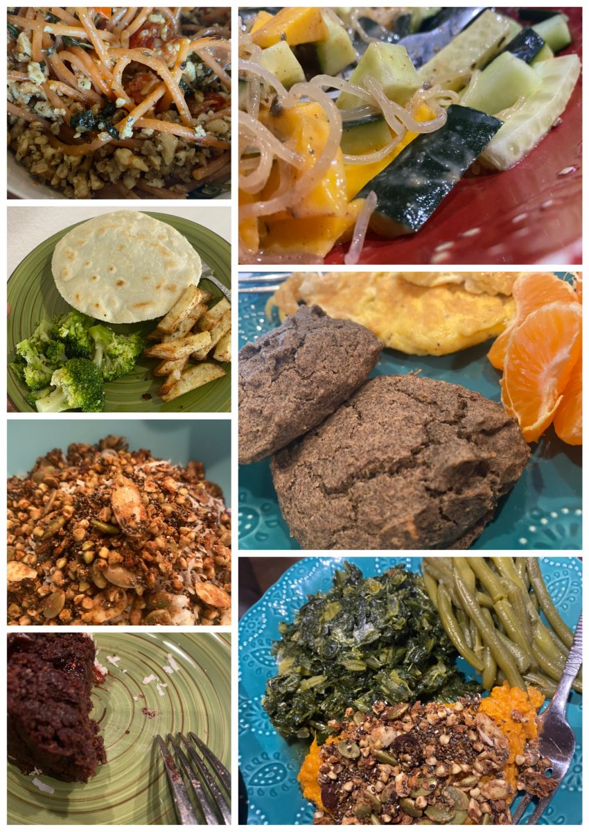 food collage from week 8